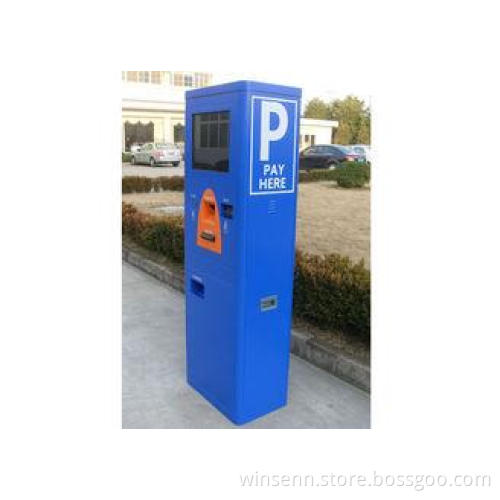 Intelligent 17 inch Touch Screen Kiosk , Barcode Scanner Ti